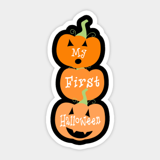 My First Halloween Sticker